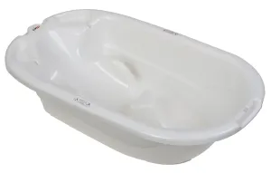 EuroBath 2-Stage Baby Bath Tub, White - Large, Long Lasting Baby Essentials, Must-Have Baby Bathtub, Newborn Essentials, Infant Bathtub & Baby Care Products for Registry