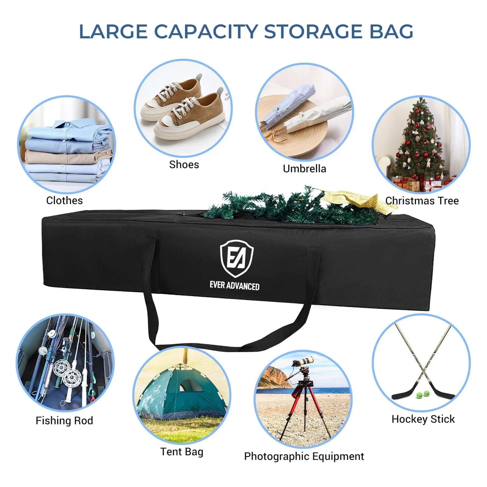 EVER ADVANCED Folding Tent Storage Carry Bag
