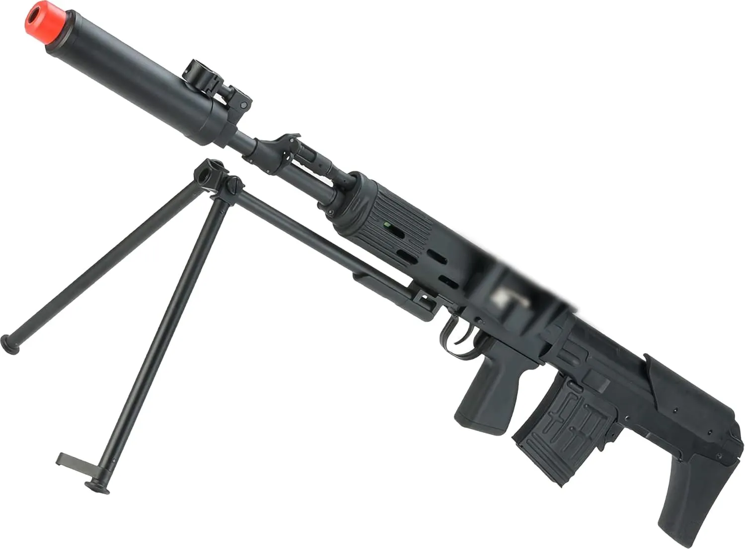 Evike Airsoft - CYMA Standard SVU AEG Airsoft Bullpup Airsoft Rifle (Model: Original w/Integrated Bipod)