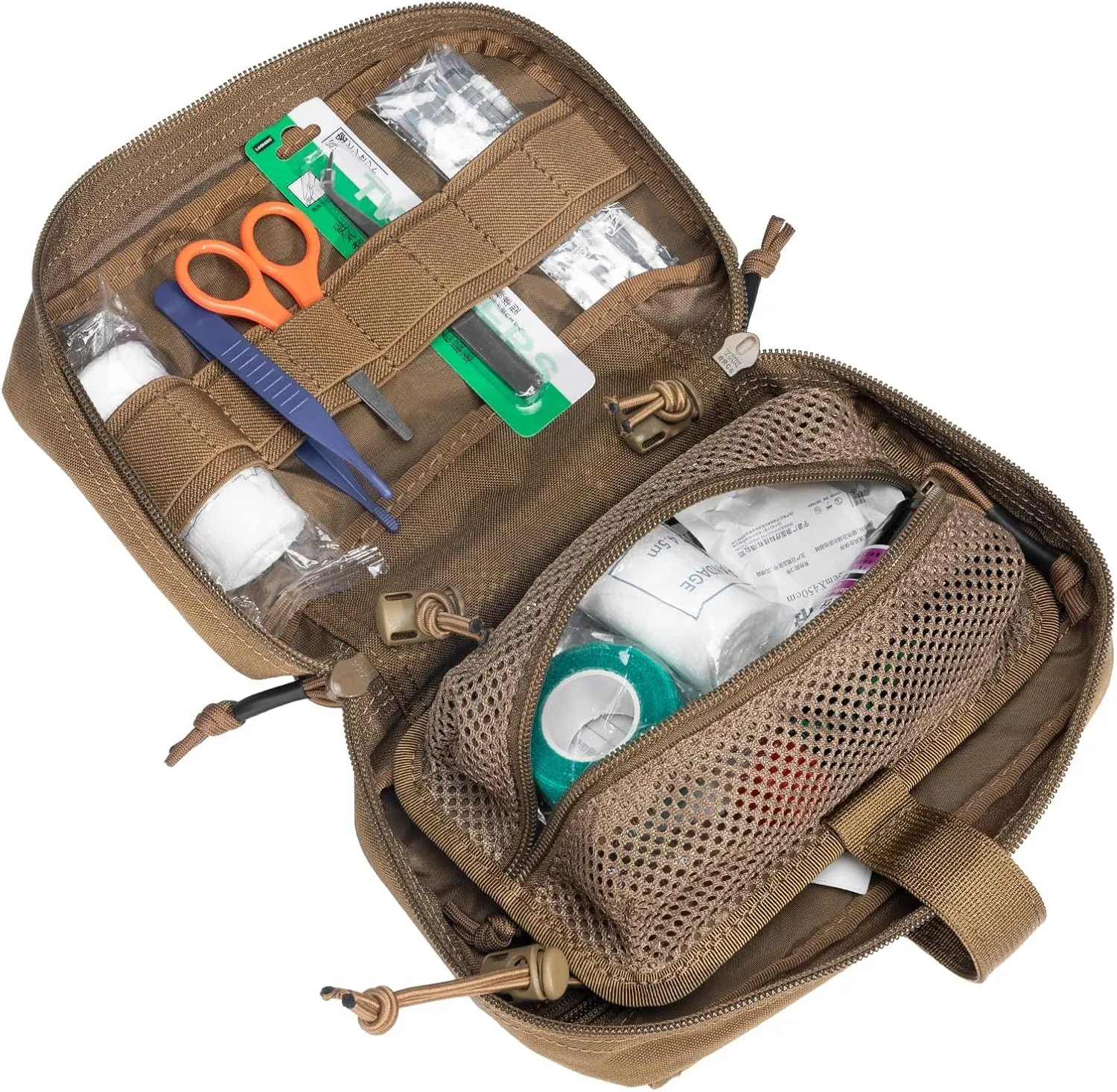 EXCELLENT ELITE SPANKER Tactical First Aid Pouch IFAK Rip Away Molle EMT Pouch Compact Admin Pouch Medical Utility Pouch Emergency Survival Kits for Tactical Vest,Backpack