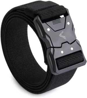 Fabio Valenti Men's Tactical Belt, Rigger Hiking Belt, 1.5" Nylon Web Novelty Work Belt for Men