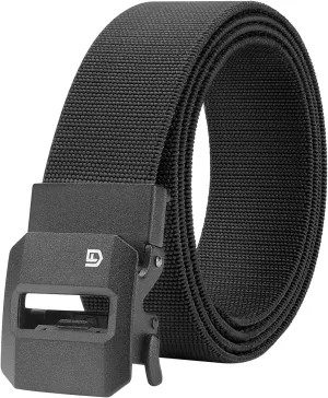 FAIRWIN Men's Ratchet Belt - Stretch Nylon Web Work Belts Men, Gift for Casual Jeans, Pants, Golf, and Everyday Use