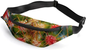 Fanny Pack for Men Women Belt Bag Cactus Thorns Photos Crossbody Waist Pack for Travel Walking Running Bum Bags
