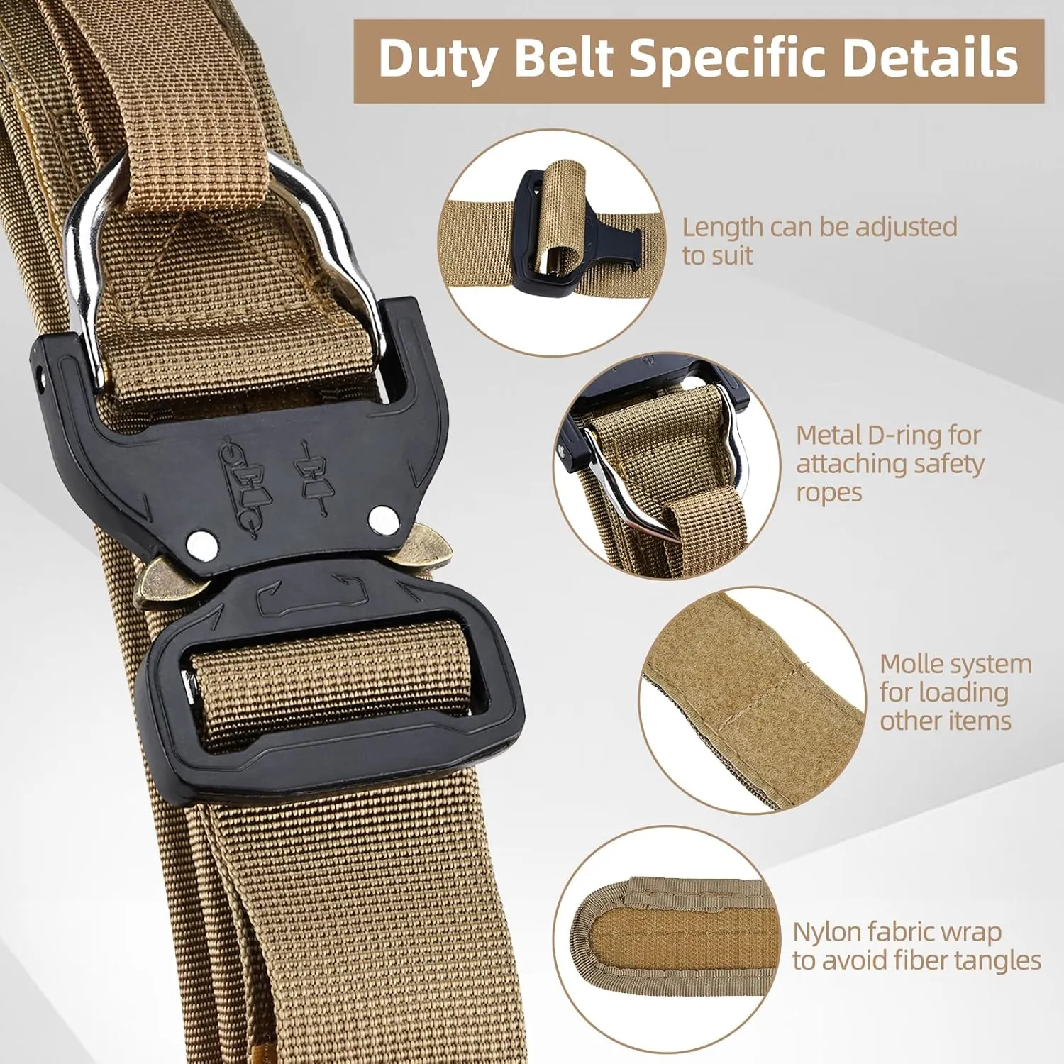 Finderomend Outdoor Tactical Battle Molle Belt