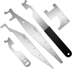 Firefighter Tools Kit,Multipurpose Leverage Tool, Aid EMS Multi Functional Hand Tools,Multitools Pry Tool Set,Spring Steel Portable 5Pack