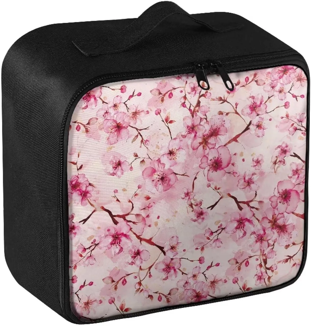 First Aid Bag Empty Travel Medicine Bag Cherry Blossoms Medical Bag Empty Medium Empty Emergency Trauma Kit Organizer Bag for Hiking, Camping, Car, Travel, Home and Outdoor Pink
