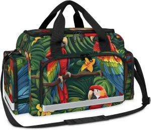 First Aid Bags Empty, Charming Parrot Emergency Bag First Aid Kit Multiple Compartment Kit Carrier On Call Trauma Bag For Paramedics Emergency Medical Supplies Kit