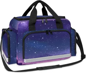 First Aid Bags Empty, Luminous Starry Sky Emergency Bag First Aid Kit Multiple Compartment Kit Carrier On Call Trauma Bag For Paramedics Emergency Medical Supplies Kit