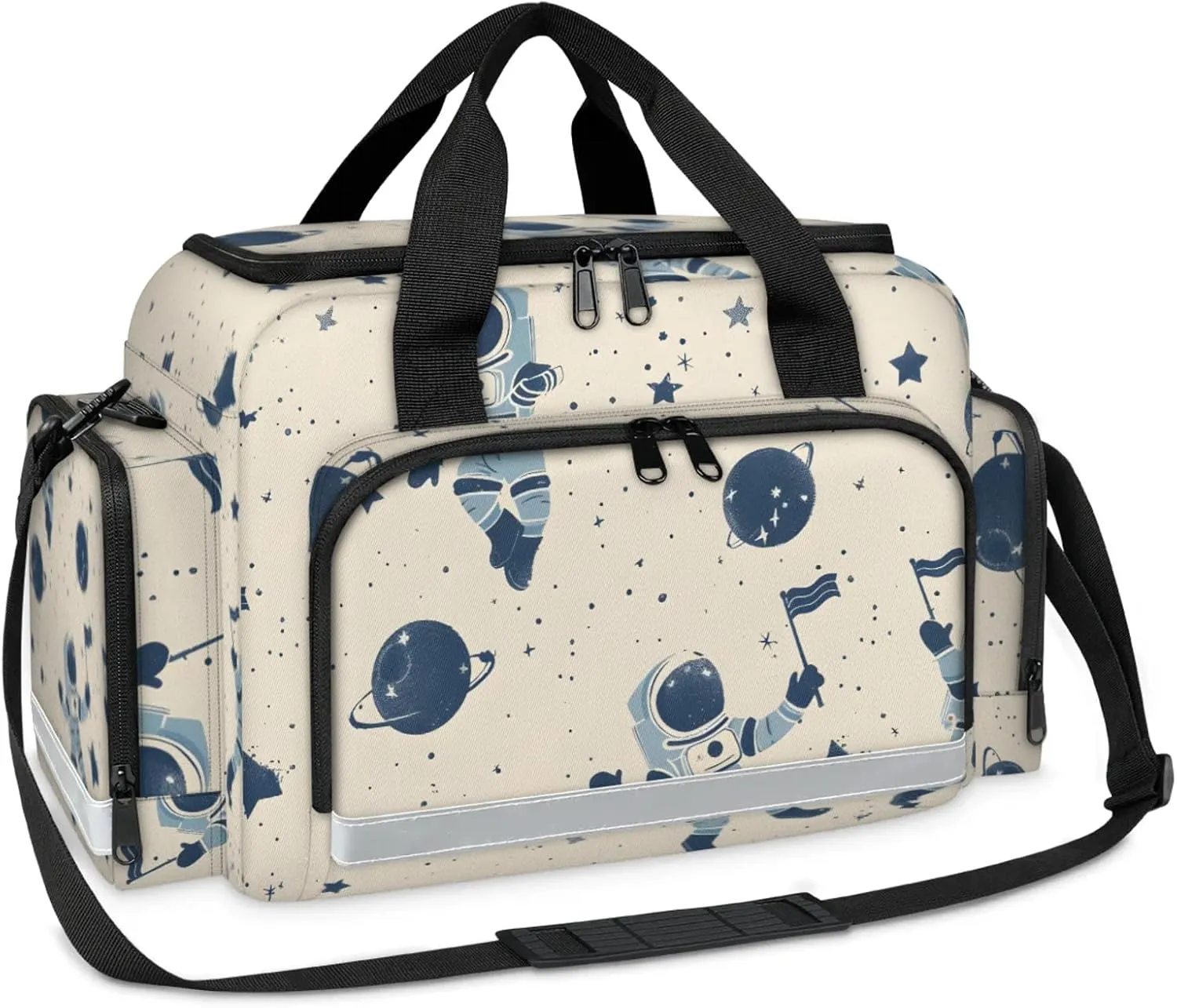 First Aid Bags Empty, Robust Astronaut Emergency Bag First Aid Kit Multiple Compartment Kit Carrier On Call Trauma Bag For Paramedics Emergency Medical Supplies Kit
