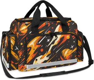 First Aid Bags Empty, Star Basketball Emergency Bag First Aid Kit Multiple Compartment Kit Carrier On Call Trauma Bag For Paramedics Emergency Medical Supplies Kit