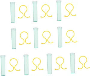 Floral Tubes for Fresh Flowers 100 Sets Leakproof Green Flower Water Preservation Tubes Random