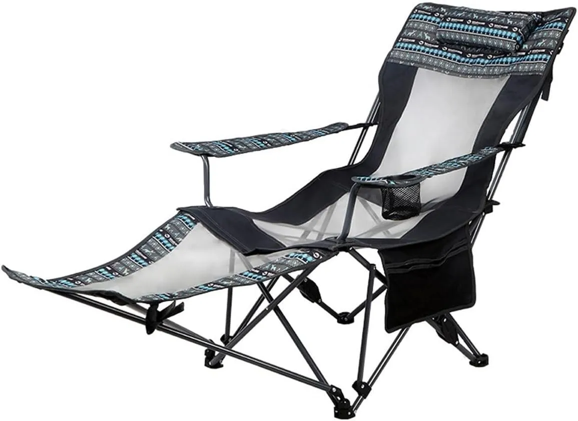 Folding Chairs, Outdoor Casual Field Camping Hiking Fishing Leisure Camping Stools, Belt Storage Bag Recliner Fashion Picnic Fishing Dark Gray Chair Easy Installation