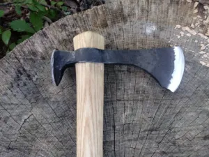 Forged Railroad Spike Tomahawk