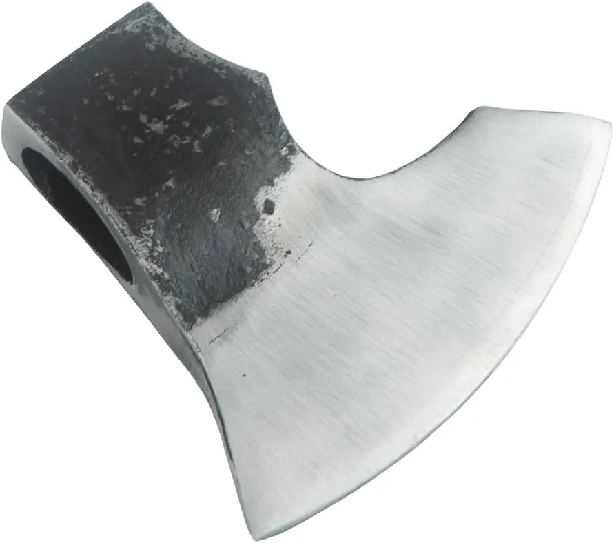 Forged Viking Axe Head Only High Carbon Steel Bushcraft Axe Hatchet Head for Outdoor Survival Hiking Camping Wood Chopping