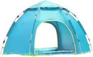 Four Seasons Family Camping Tent for 3-4 Persons, Pop Up Tent Waterproof Sun Shade Anti UV Easy Set Up for Beach/Hiking/Backpacking/Fishing Instant Sun Shelter Hopeful