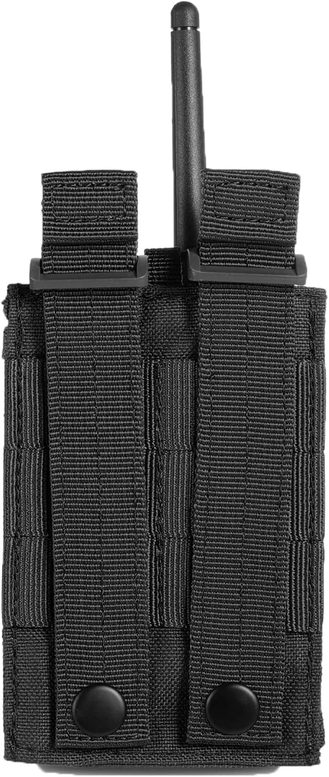 FRTKK Tactical Radio Holder Radio Holster Molle Radio Pouch Universal Radio Case Military Heavy Duty Radio Bag for Police Firefighter Two Ways Walkie Talkies Vest