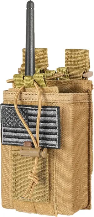FRTKK Tactical Radio Holder Radio Holster Molle Radio Pouch Universal Radio Case Military Heavy Duty Radio Bag for Police Firefighter Two Ways Walkie Talkies Vest
