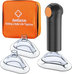 FSA HSA Choking Rescue Device, Anti Choking Device for Baby and Adults, AnGeer EasyPumpVac Airway Suction Device, First Aid Kit for Children and Adults - Home Kit