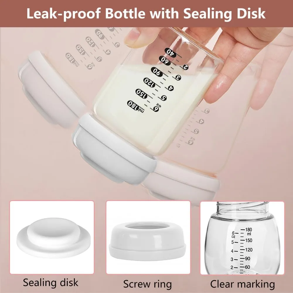 Full Breast Pump Parts with 24mm Flange Set for Spectra S2 S1 9 Plus, Replacement Breast Accessories Include Flanges, Valves, Backflow Protectors, Tubings and Bottles for Spectra Breast Pump Parts