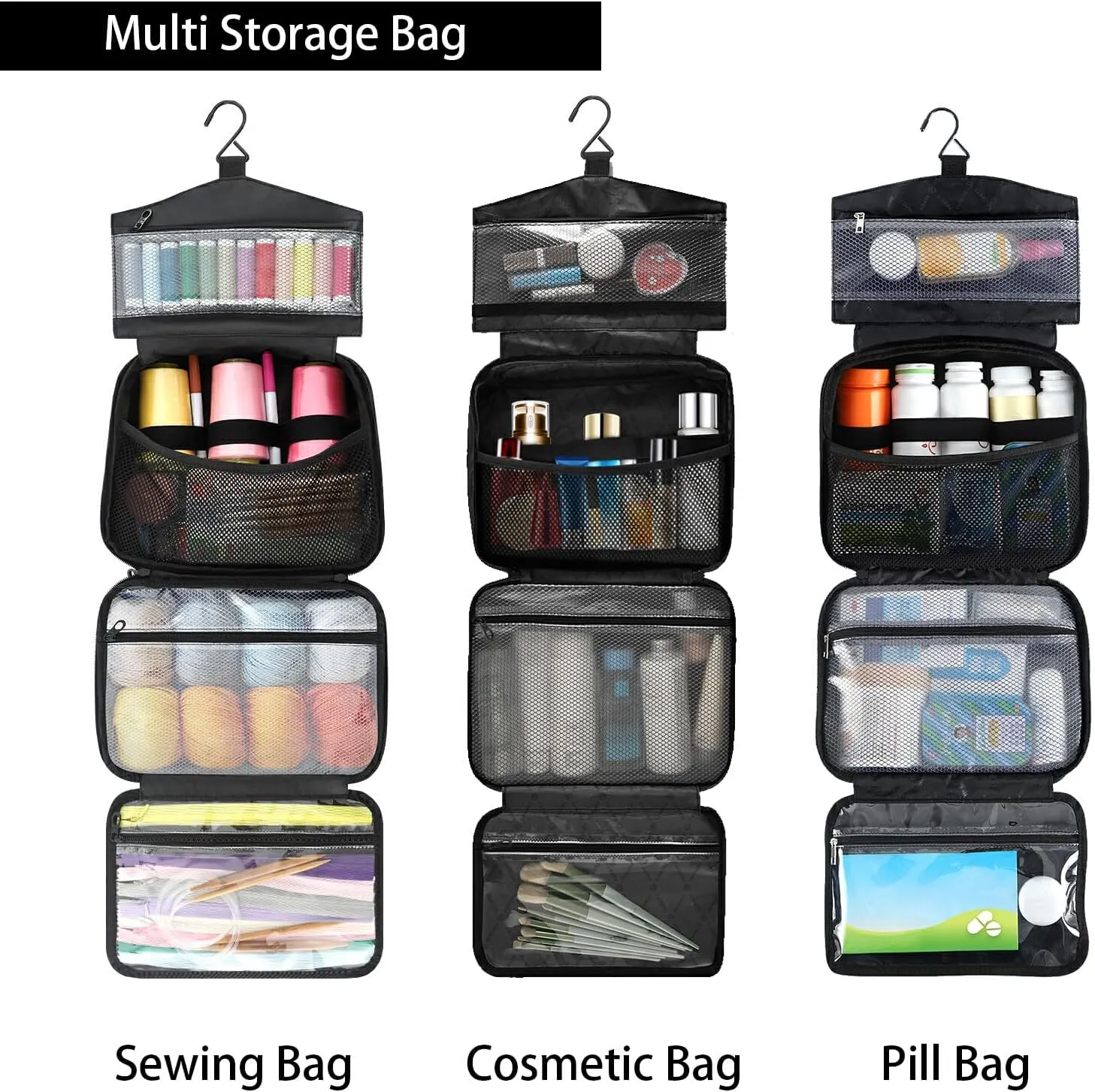 Fustylead Turtle Undersea Marine Life Large Medical Storage Bag with Zipper Empty First Aid Bag Trauma Kit for Traveling Hiking Camping Backpacking