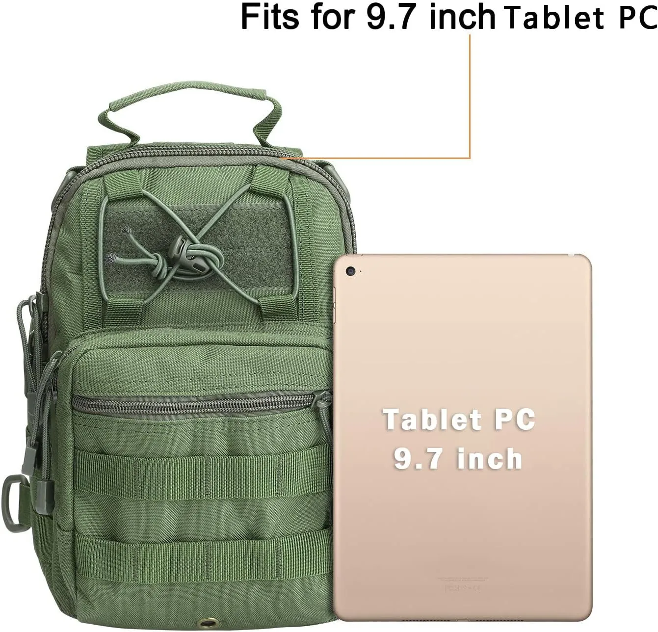 G4Free Outdoor Tactical Bag Backpack, Military Sport Bag Pack Sling Shoulder Backpack Tactical Bag for Every Day Carry