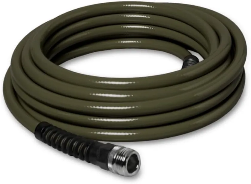 Gardener's Supply Company Super Slim Lightweight Hose, 25 Ft. | Drinking Water Safe BPA Free & Lead-Free Hose | 7/16" Interior Diameter - Dark Green