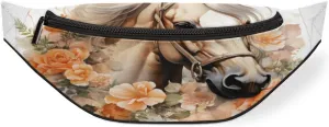 Garland Horse Fanny Pack for Women Men Waist Pack Crossbody Bag with Adjustable Belt for Travel Hiking Running Cycling Festivals