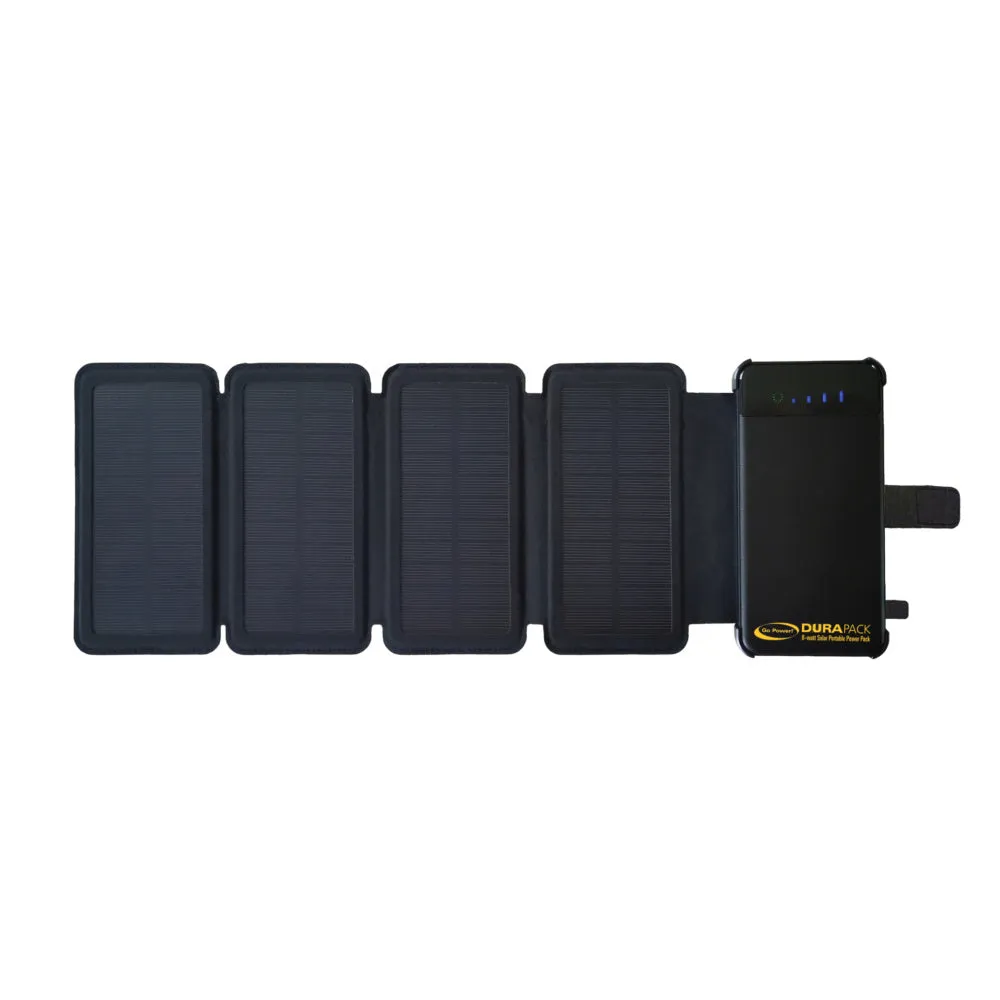 Go Power! GP-DURAPACK-8W DuraPACK Portable Solar Battery Pack with USB Ports - 8 Watt