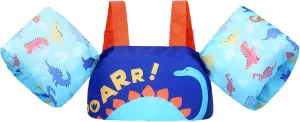 Gogokids Swim Vest for Kids, Toddler Floaties Fit 20-50 lbs Girls & Boys, Swimming Aid with Water Wings and Shoulder Strap for 2-6 Years, Pool/Beach