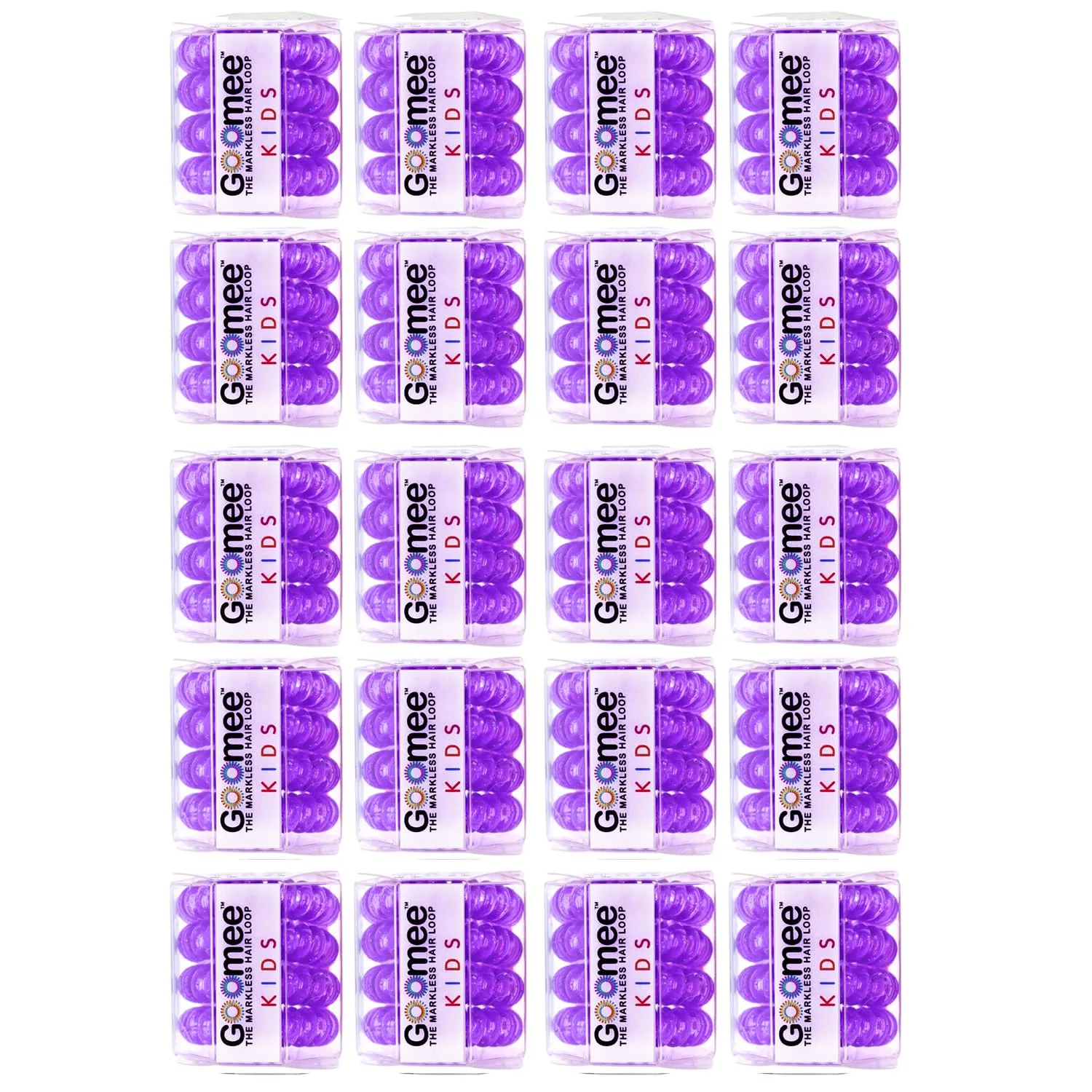 Goomee Kids 84 Pc The Markless Hair Loop Set (21 boxes of 4) - Magic Carpet Kids