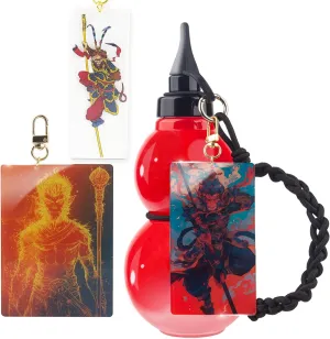 Gourd, Large Capacity Chinese Hurricane (Hulu) Safe Sports Water Bottle for Travel & Gym