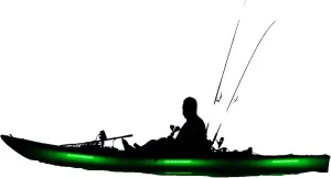 Green Blob Outdoors Pimp My Kayak Complete LED Lighting Kit with Battery and Charger Included - Do it Yourself