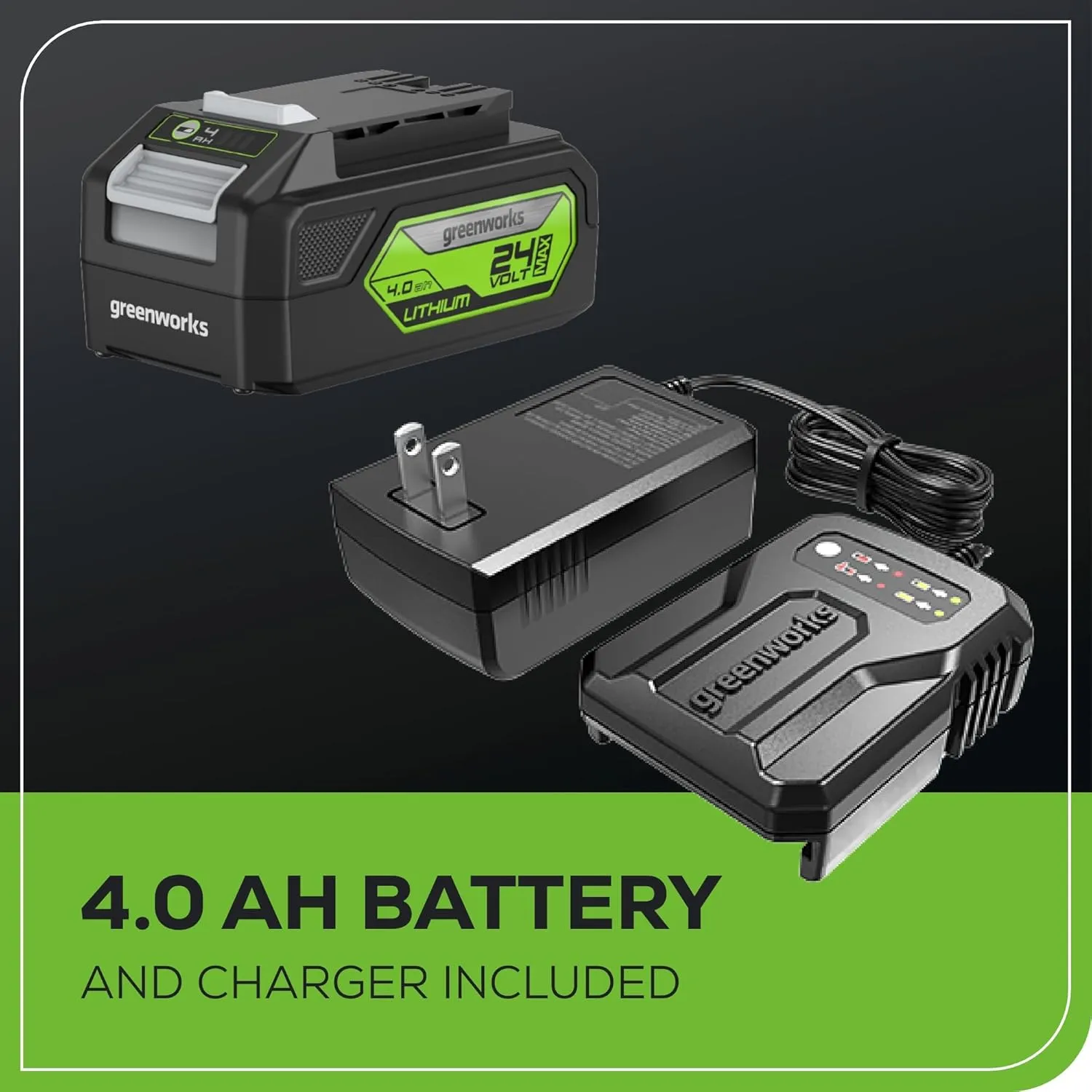 Greenworks 24V Brushless Cordless 3in. x 18in. Belt Sander Kit with Dust Bag and 60 Grit Sandpaper, 4Ah Battery and Charger Included