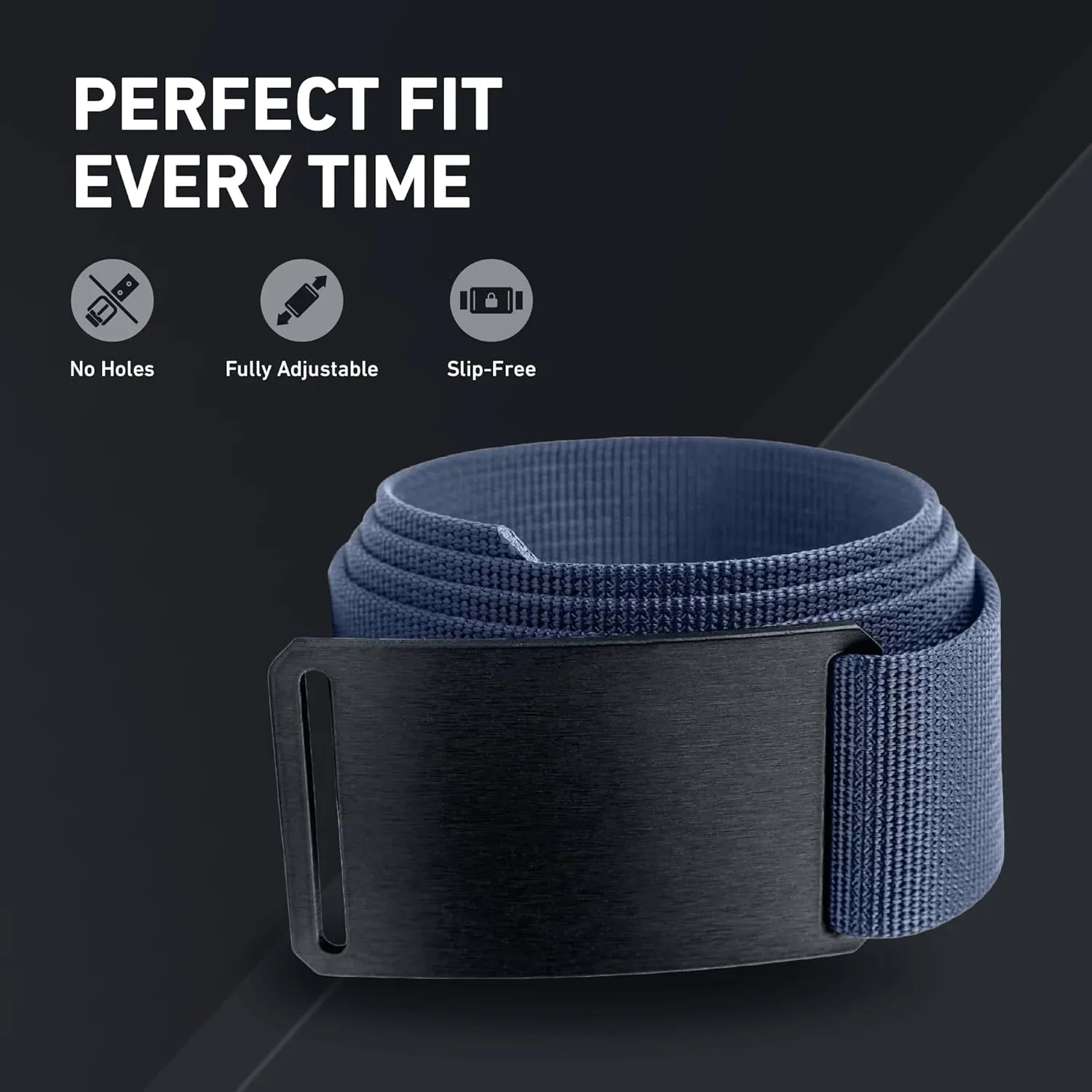 GRIP6 Ninja Belt: Durable Belts for Men & Women, Versatile Nylon Tactical Belt for Work, Golf, Casual & Outdoor Use