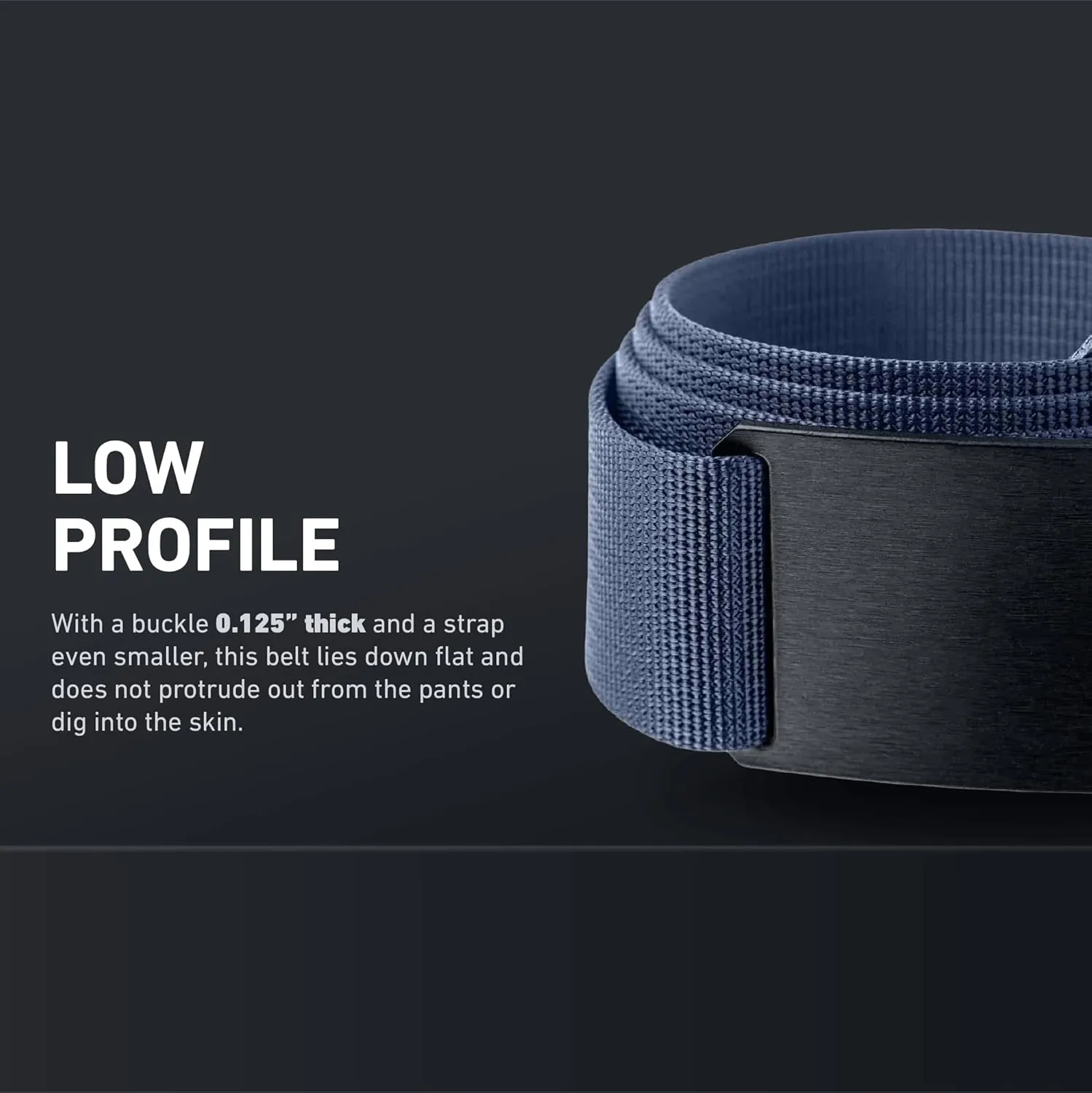 GRIP6 Ninja Belt: Durable Belts for Men & Women, Versatile Nylon Tactical Belt for Work, Golf, Casual & Outdoor Use