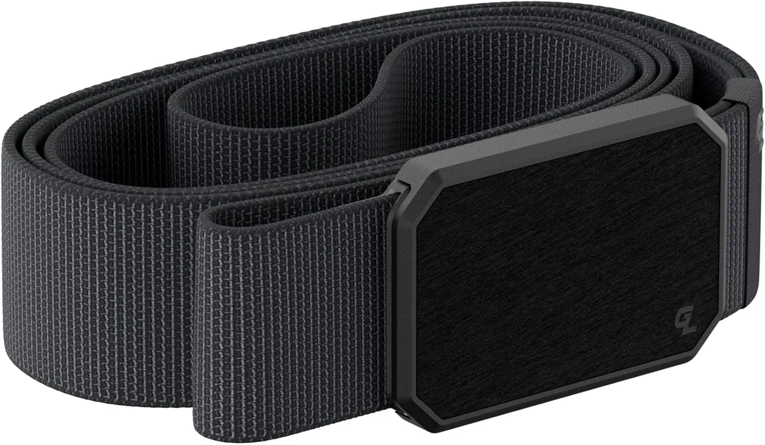 Groove Life Groove Belt Men's Stretch Nylon Belt with Magnetic Aluminum Buckle, Lifetime Coverage