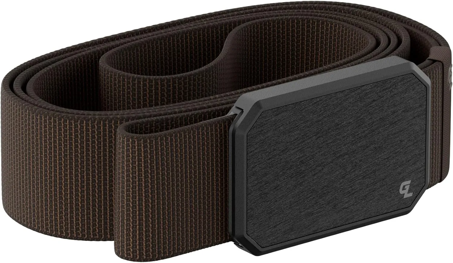 Groove Life Groove Belt Men's Stretch Nylon Belt with Magnetic Aluminum Buckle, Lifetime Coverage
