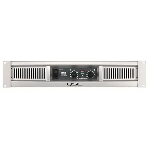 GX5 2-Channel Professional Power Amplifier, 500W at Ohms Stereo Mode, 20Hz-20kHz Frequency, 20kOhms Balanced Impedance