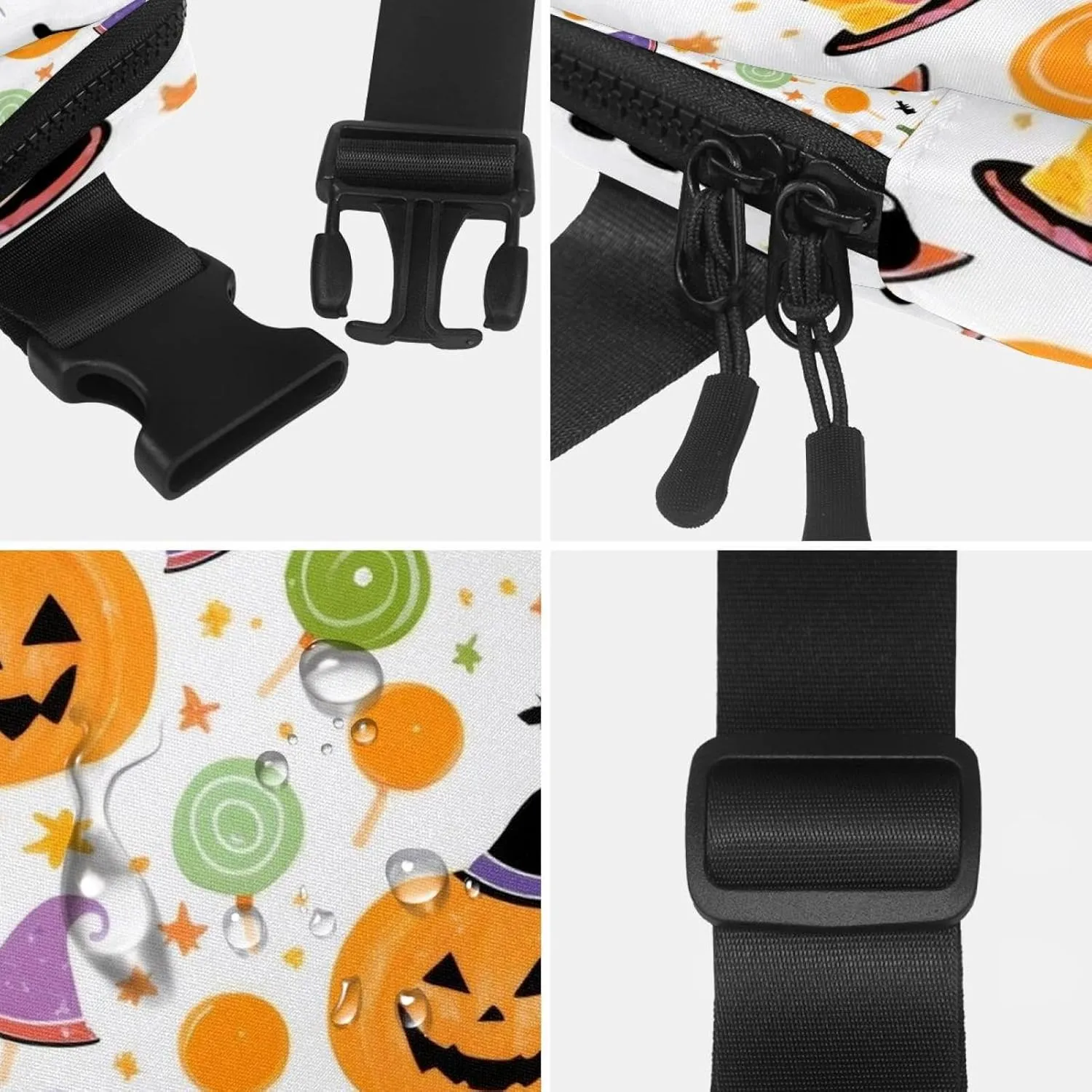 Halloween Pumpkin-245 Belt Bag for Men and Women Fanny Pack,Belt Bag with Adjustable Strap,Fashion Crossbody Everywhere Belt Bag for Travel Outdoors Running Hiking