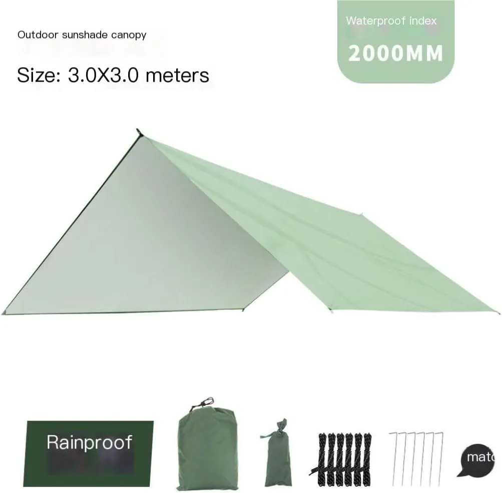 Hammocks Outdoor Mosquito Net Hammock Anti-Mosquito Canopy Tent Set Waterproof Portable Sunshade Camping Outdoor Camping Hammocks(Yellow,Small)