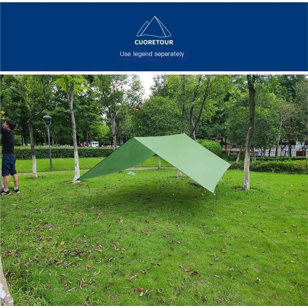 Hammocks Outdoor Mosquito Net Hammock Anti-Mosquito Canopy Tent Set Waterproof Portable Sunshade Camping Outdoor Camping Hammocks(Yellow,Small)
