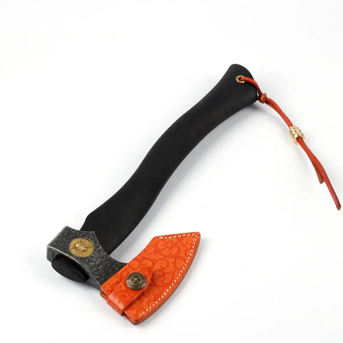 Hand axe hatchet with sheath outdoor backpacking camping hatchet stainless Viking Axe 400g HRC55