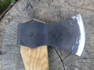 Hand forged hatchet
