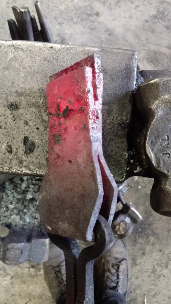 Hand forged hatchet