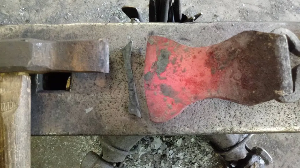 Hand forged hatchet