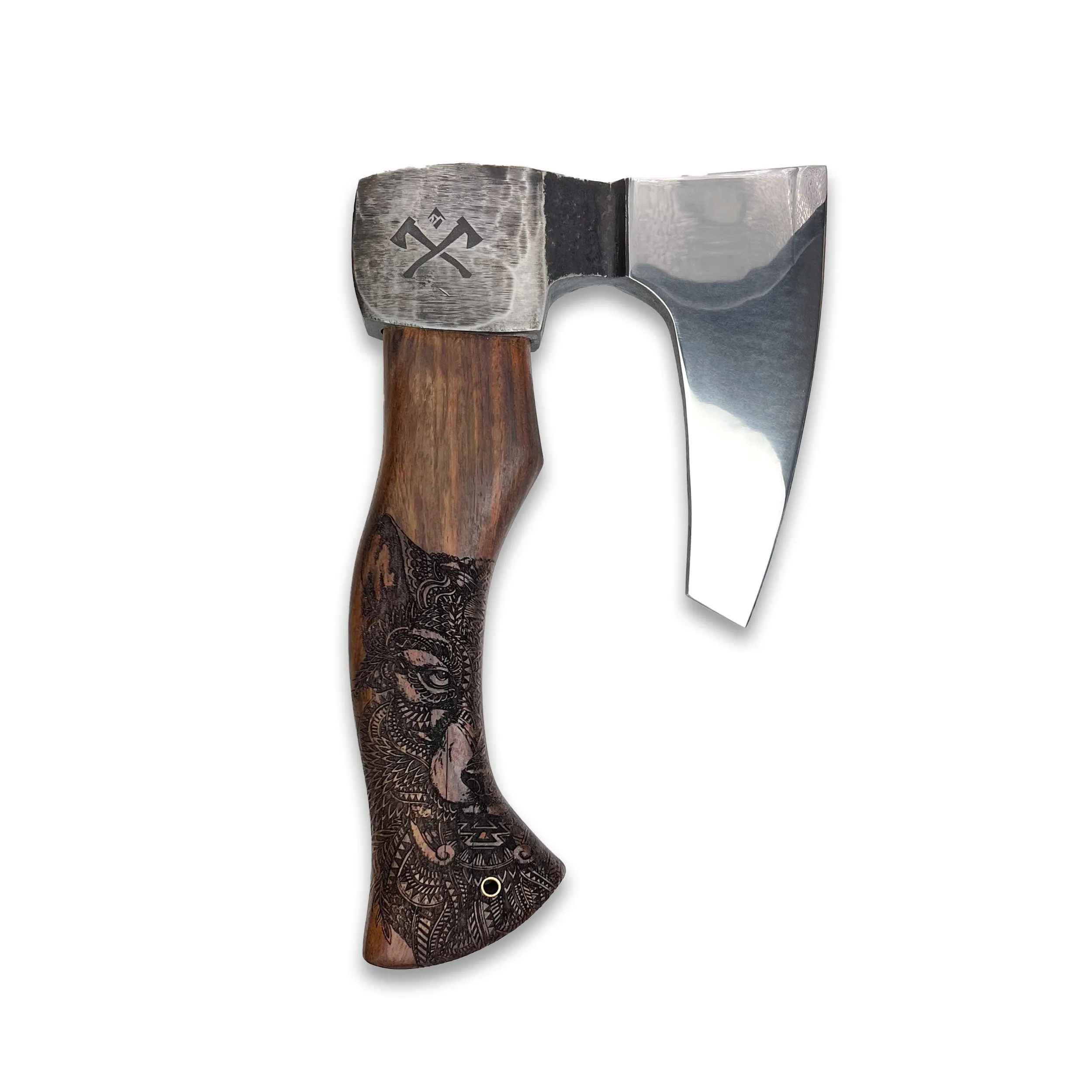 Hand Hatchet - Tribal Wolf