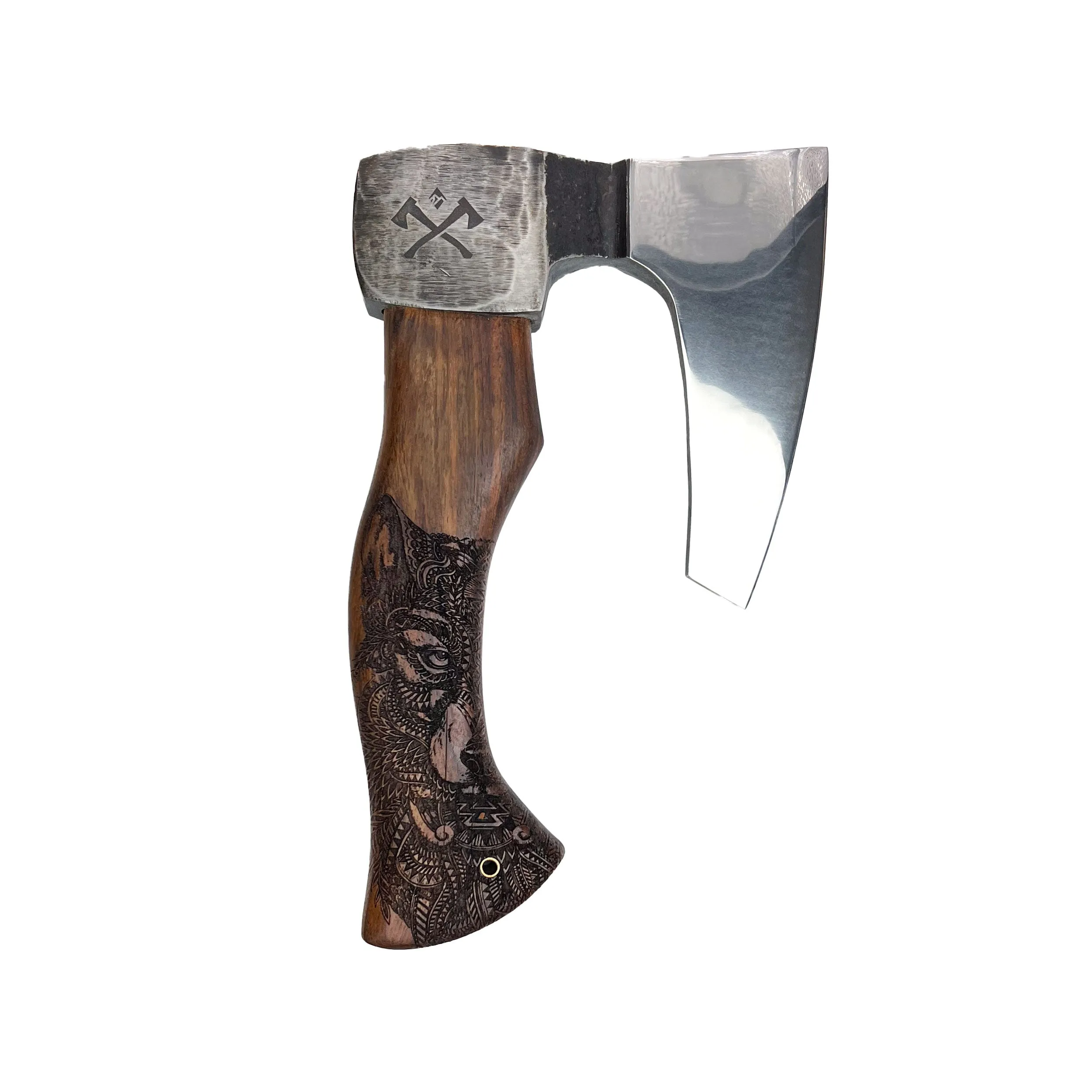 Hand Hatchet - Tribal Wolf