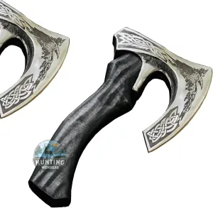 Handmade Carbon Steel Hatchet Axe,Personalized Pizza Cutter Axe, Can be a Great Throwing Axe, Camping Axe, Collective Axe, and Even a Great Gift Axe for Your Loved Ones