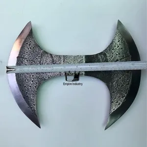 Handmade Carbon Steel Viking Axe Double Sided Axe Head, Real Battle Axe Head, Warrior Axe, Medieval Axe Birthday Gift, Hatchet by Empire Industry
