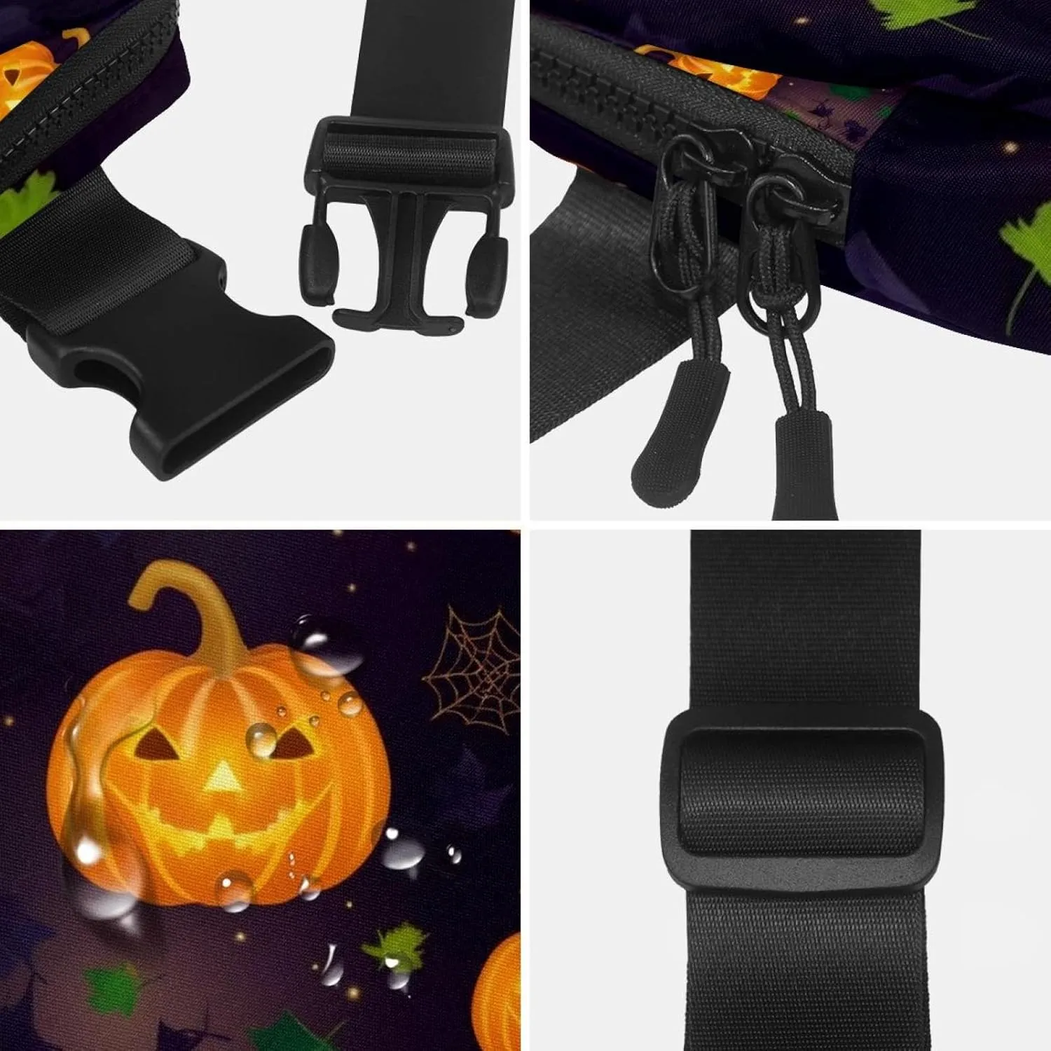 Happy Halloween-314 Belt Bag for Men and Women Fanny Pack,Belt Bag with Adjustable Strap,Fashion Crossbody Everywhere Belt Bag for Travel Outdoors Running Hiking